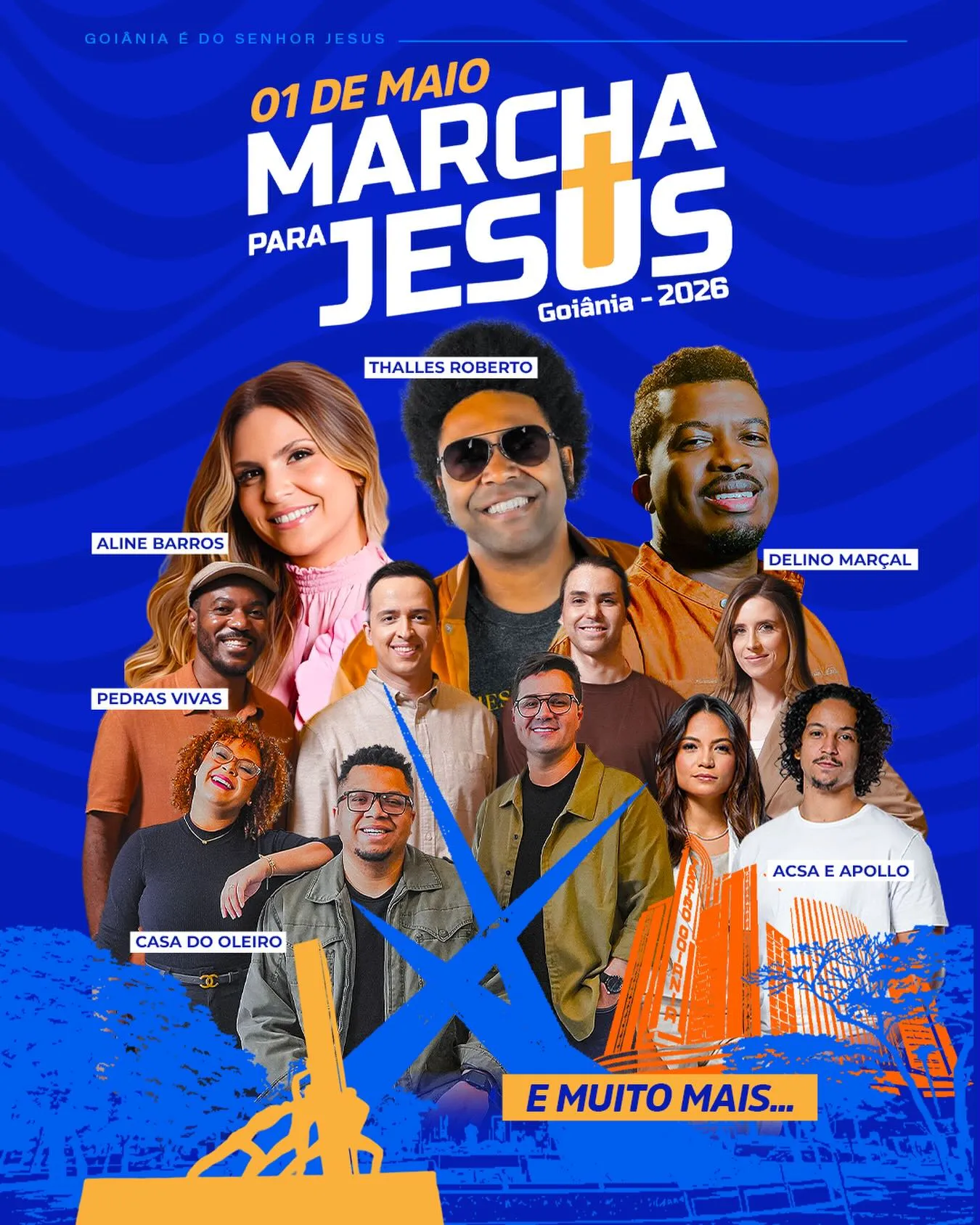 Marcha para Jesus promete reunir multidão em Goiânia neste feriado